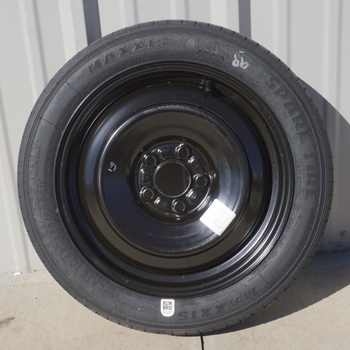 2013-2020 Ford Fusion Focus Spare Tire Compact Donut OEM T125/80R16  OEM
