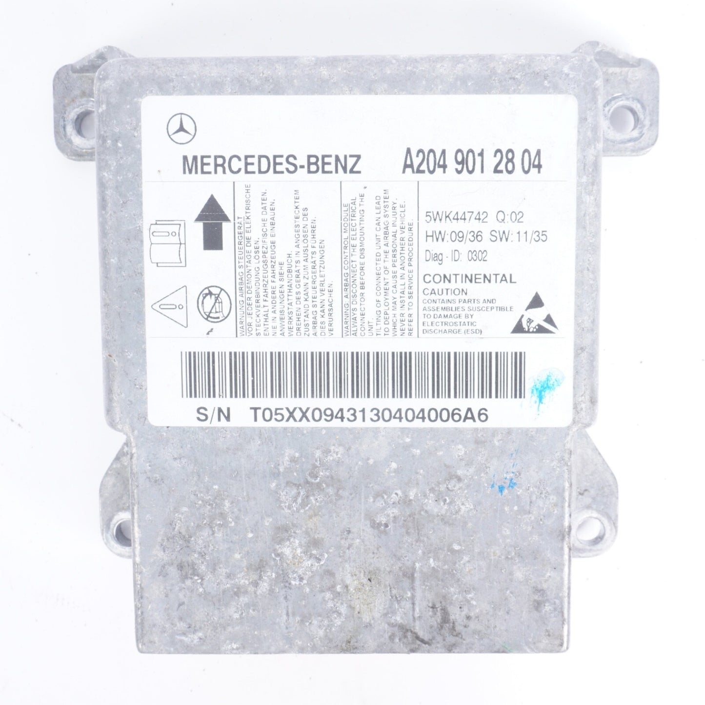 2012-14 MERCEDES C-CLASS W204 C300 Id 2049012804 control module