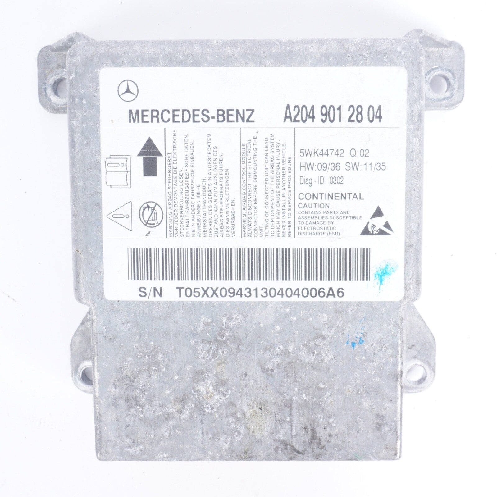 2012-14 MERCEDES C-CLASS W204 C300 Id 2049012804 control module