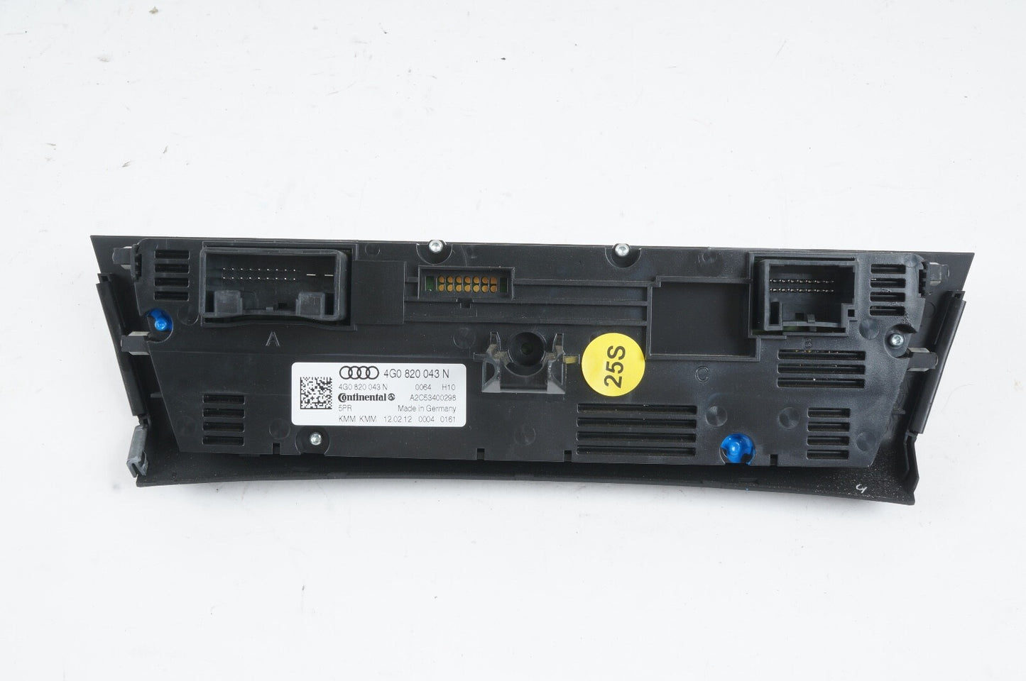 2012 2013 2014 2015 AUDI A6 C7 FRONT AC CLIMATE CONTROL TEMP UNIT 4G0820043