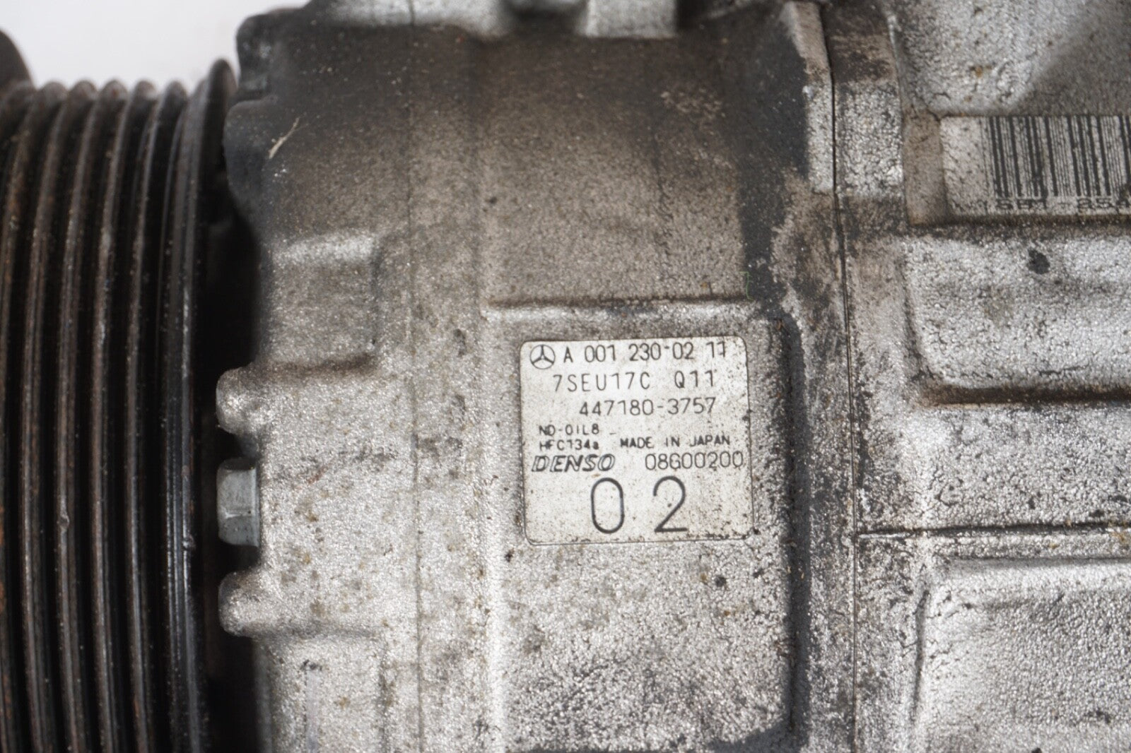 03-06 Mercedes R230 SL500 AC A/C Air Conditioning Compressor 0012300211 OEM