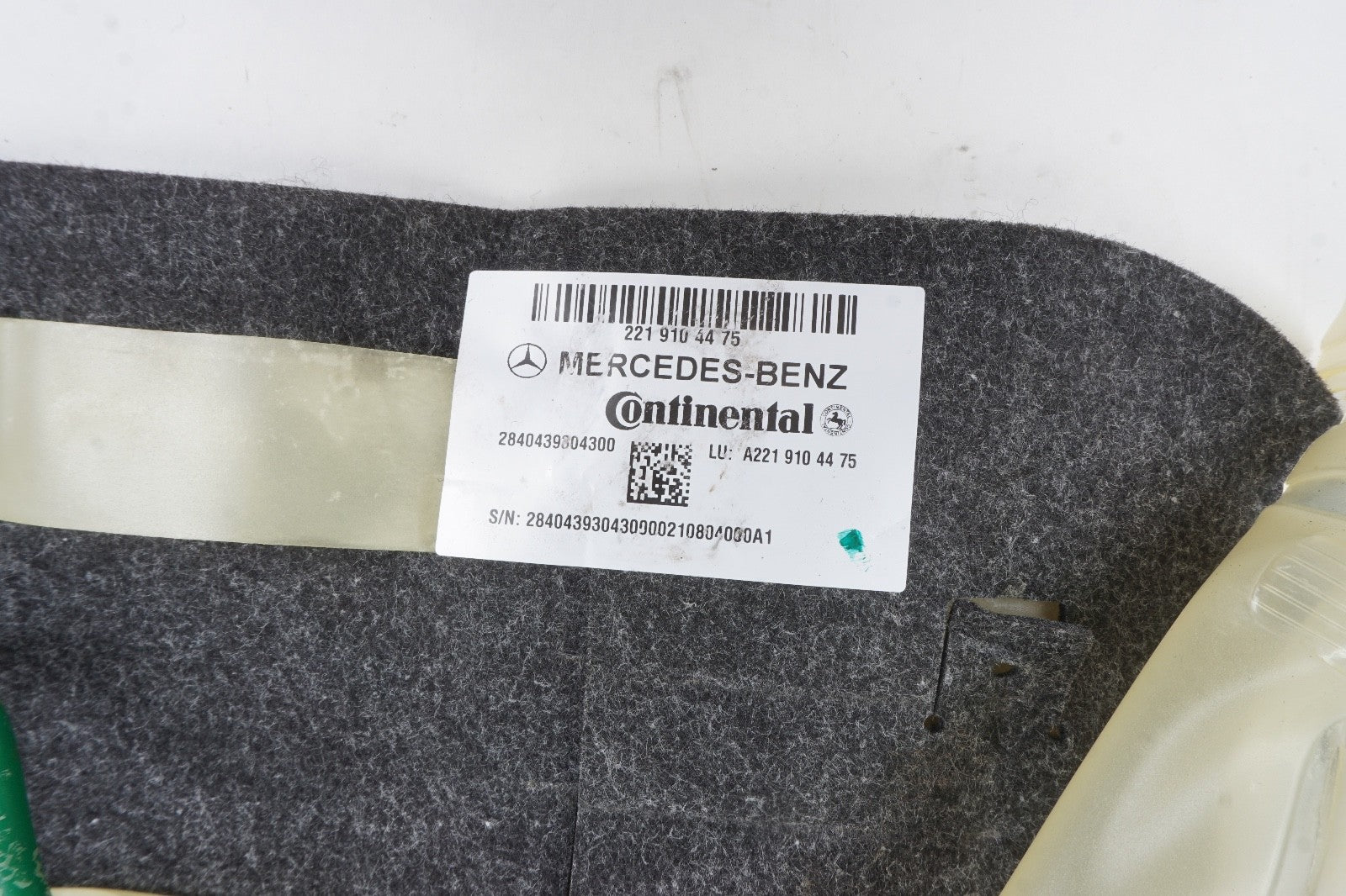 10-13 Mercede W221 S550 S450 Front Left Top Upper Seat Bladder Bolster OEM