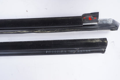 11-17 Mercedes E550 E350 Convertible DOOR CHROME MOLDING LEFT RIGHT PAIR TRIM