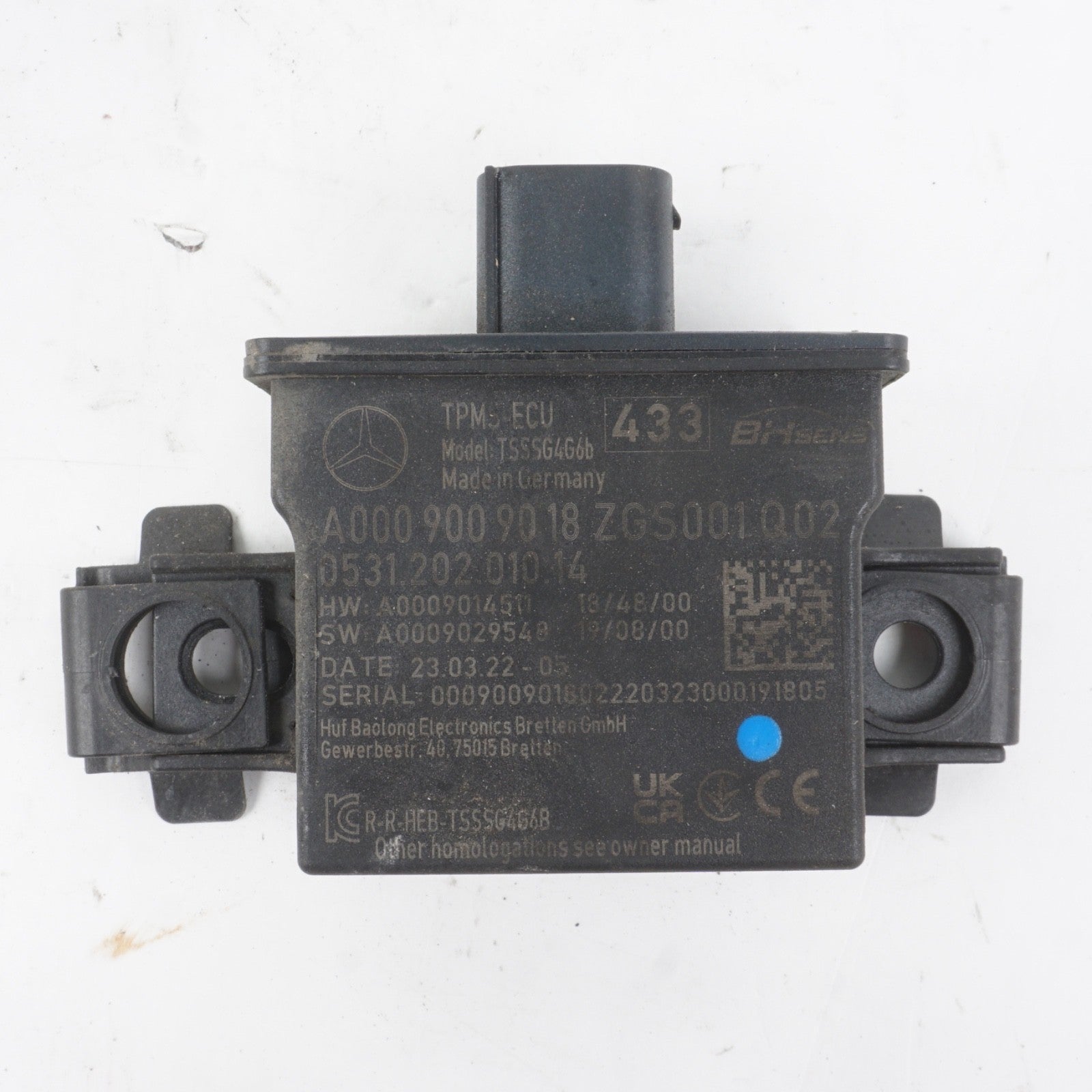 2021 - 2024 MERCEDES GLB EQB OEM X247 2.0L TIRE PRESSURE MODULE A0009009018