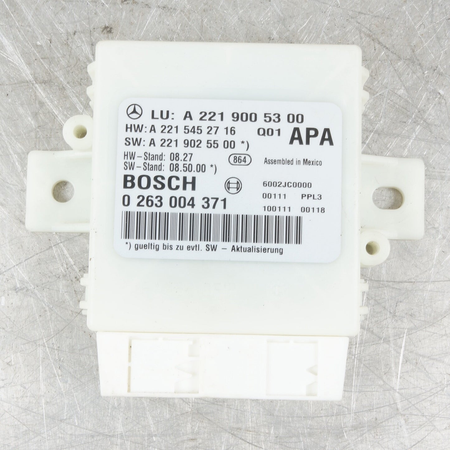 10-13 Mercedes W221 S550 S63 AMG Park Assist Parktornic Sensor Module Control 