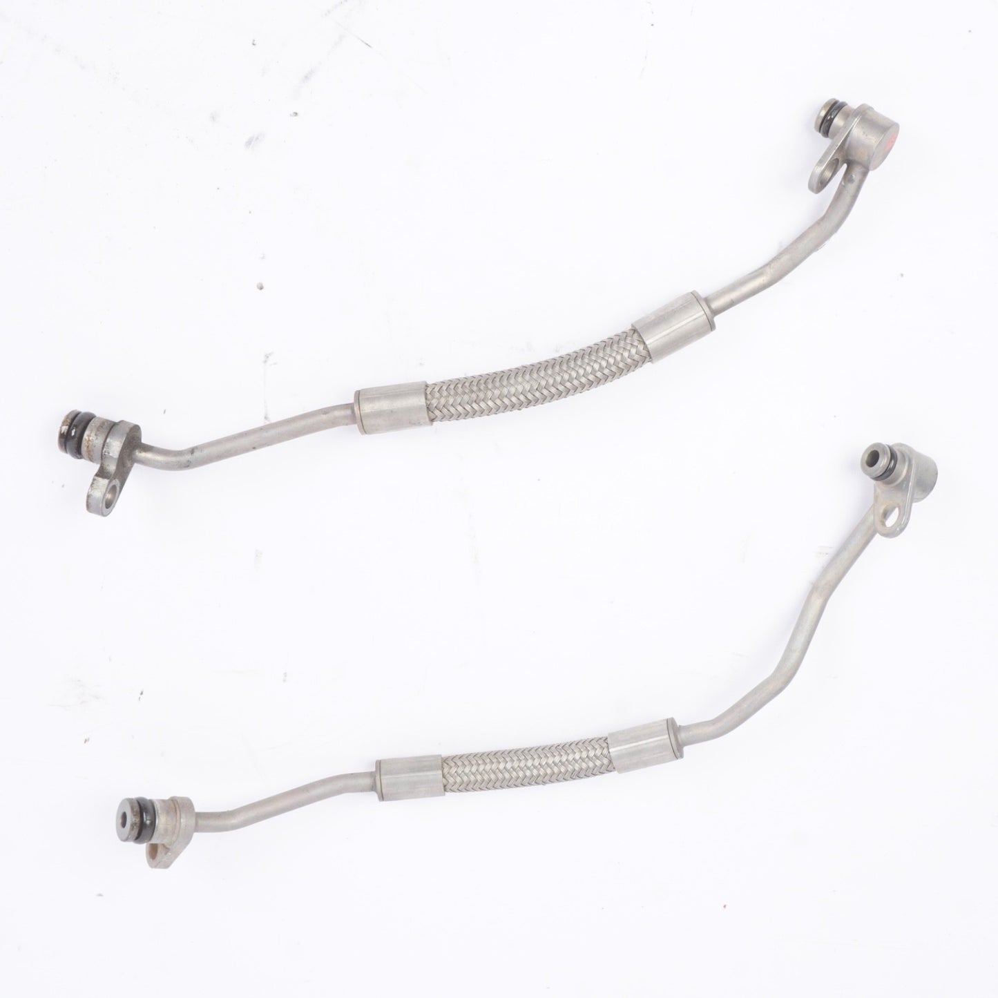 11-19 Mercedes W218 CLS63 CLS550 S63 E63 AMG Turbocharger Feed Oil Line Set OEM