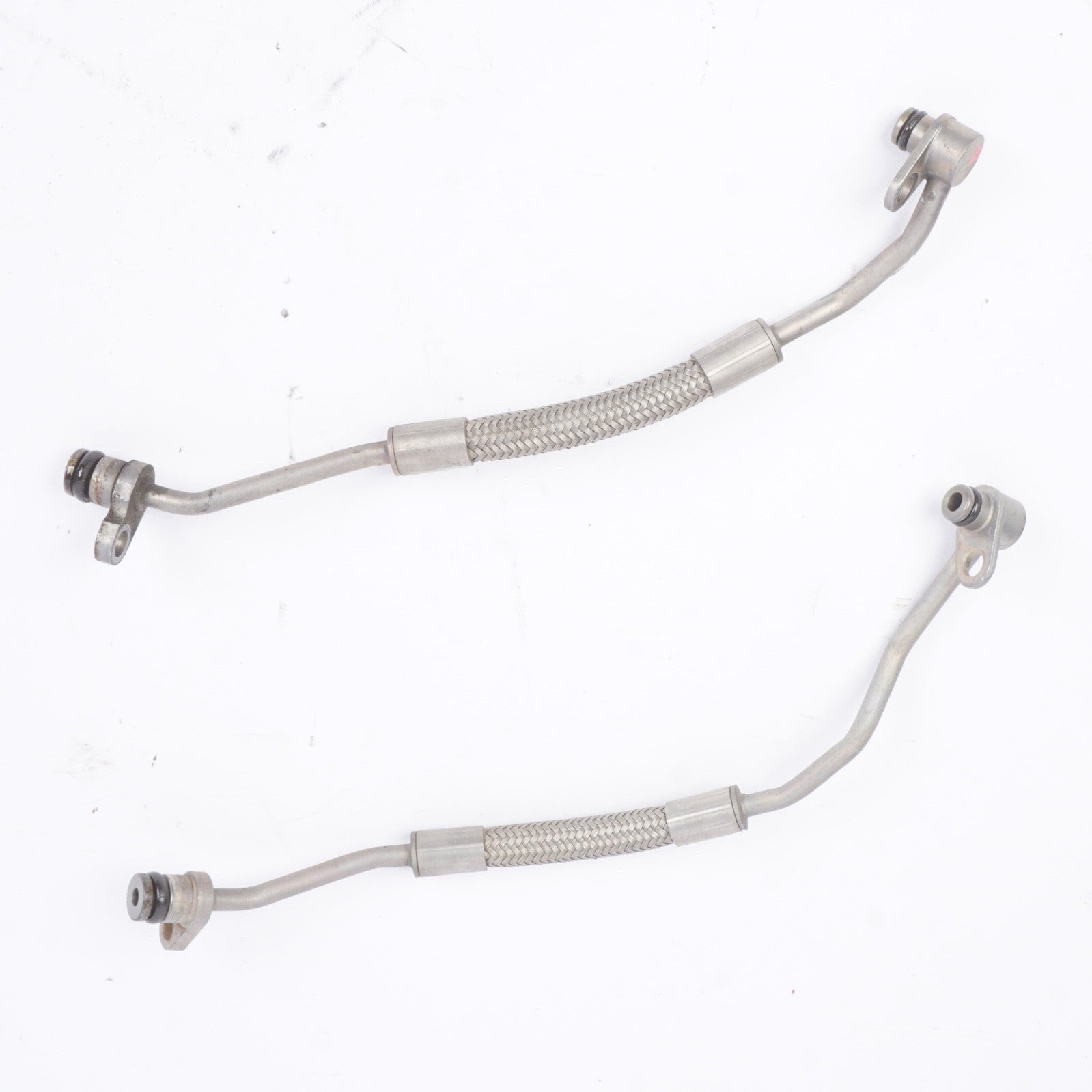 11-19 Mercedes W218 CLS63 CLS550 S63 E63 AMG Turbocharger Feed Oil Line Set OEM