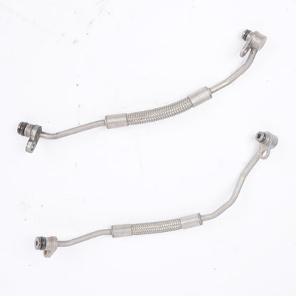 11-19 Mercedes W218 CLS63 CLS550 S63 E63 AMG Turbocharger Feed Oil Line Set OEM