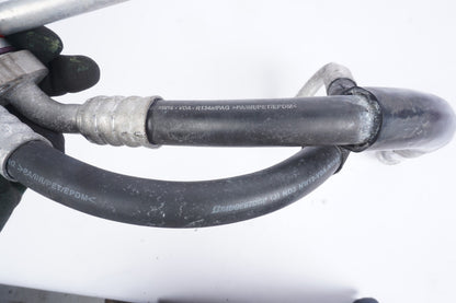 11-18 Porsche Cayenne 958 4.8L Ac Hose Line Pipe Set Of 2 OEM
