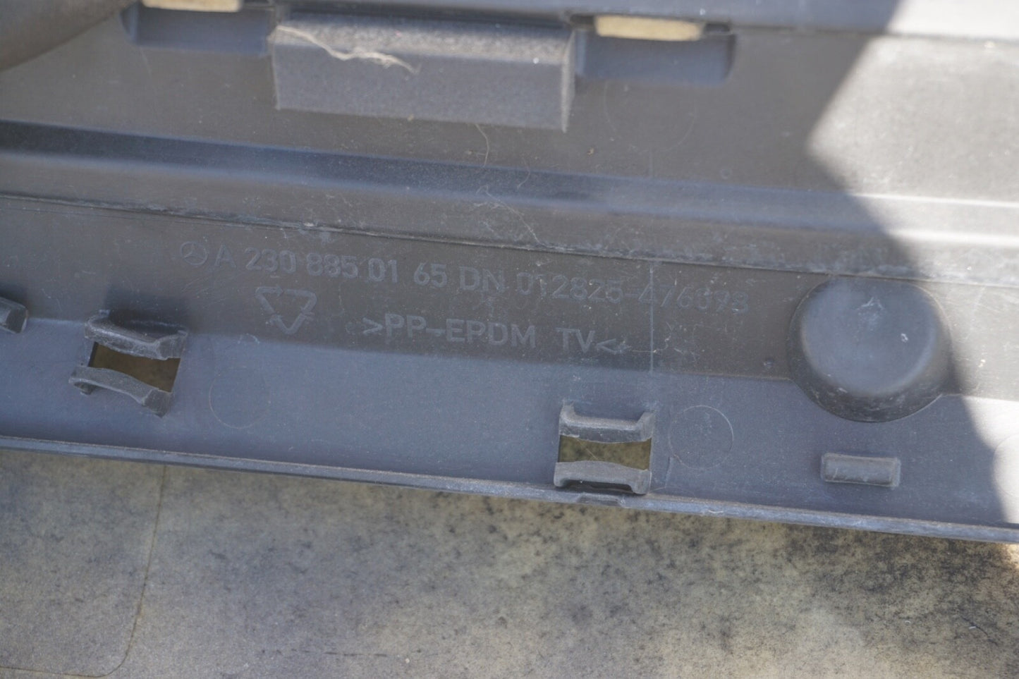 03-08 Mercedes R230 SL550 SL500 Rear Bumper Cover Assembly Oem