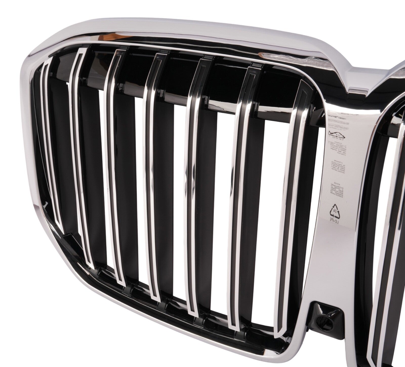 For 2023 BMW G07 X7 LCI Front Kidney Grille Chrome Line