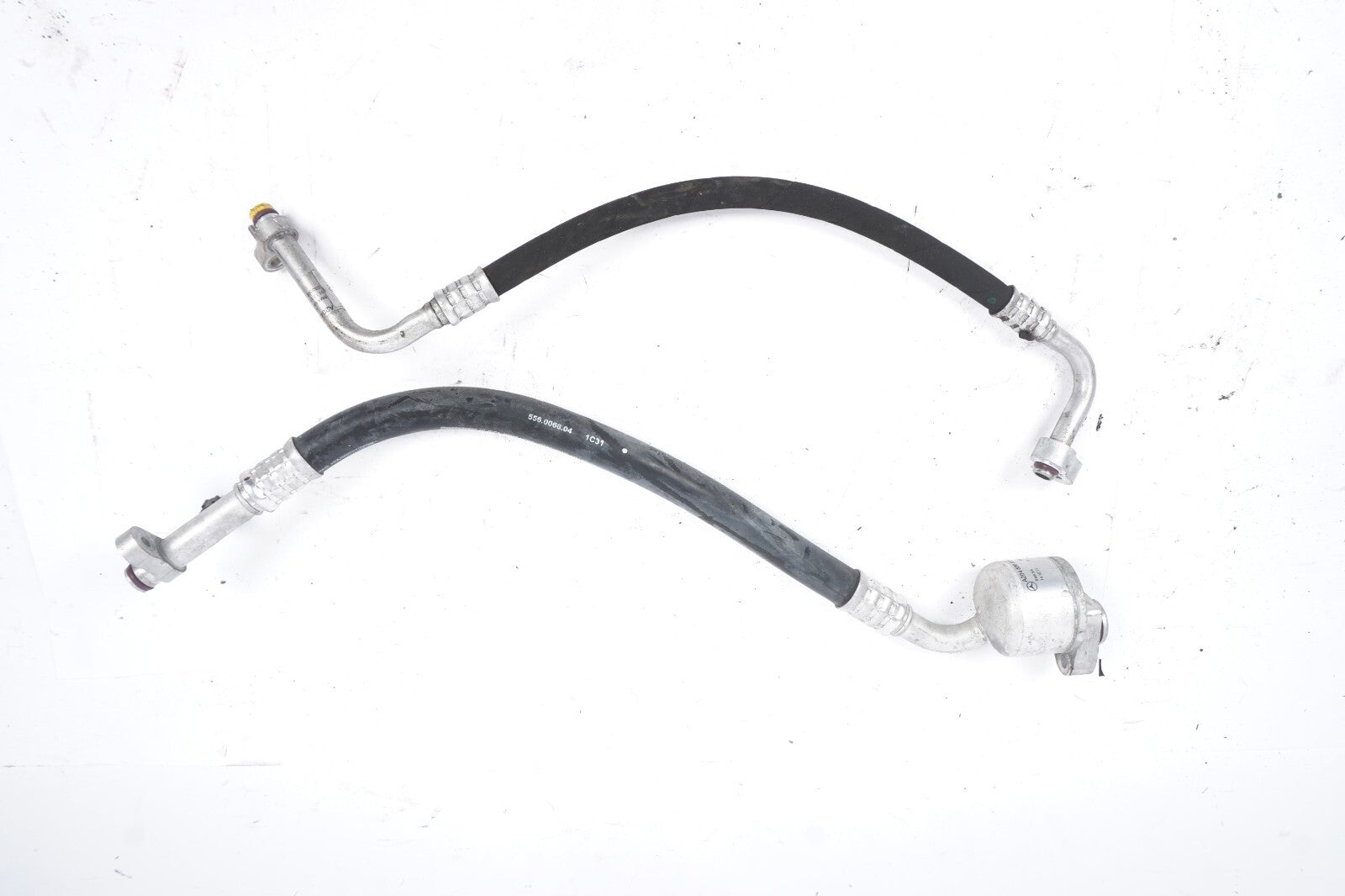 12-14 Mercedes W204 C300 A/C AC Air Condenser Hose Line Pipe SET OEM