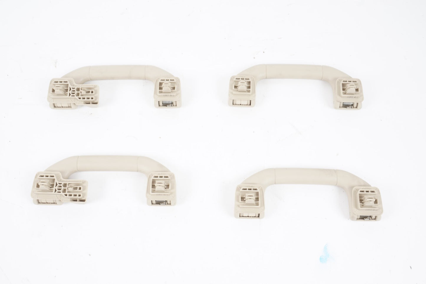 08-14 Mercedes C350 C300 W204 OVERHEAD ROOF GRAB HANDLE SET OF 4 OEM