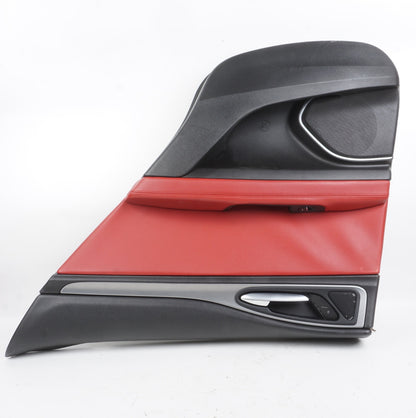 2018 - 2021 ALFA ROMEO STELVIO REAR RIGHT DOOR TRIM PANEL OEM 01561501530 RED
