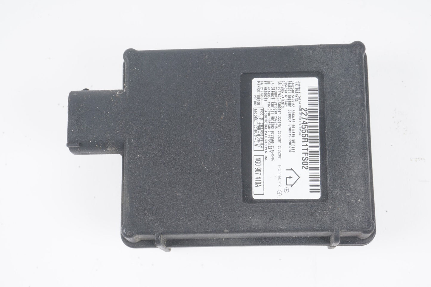 11-17 AUDI A8 A8L S8 GARAGE DOOR HOMELINK CONTROL MODULE 4G0907410A  OEM