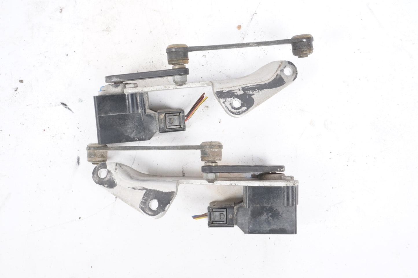 03-12 Mercedes R230 SL55 SL500 Rear Suspension Level Sensor Link Rod Set OEM 