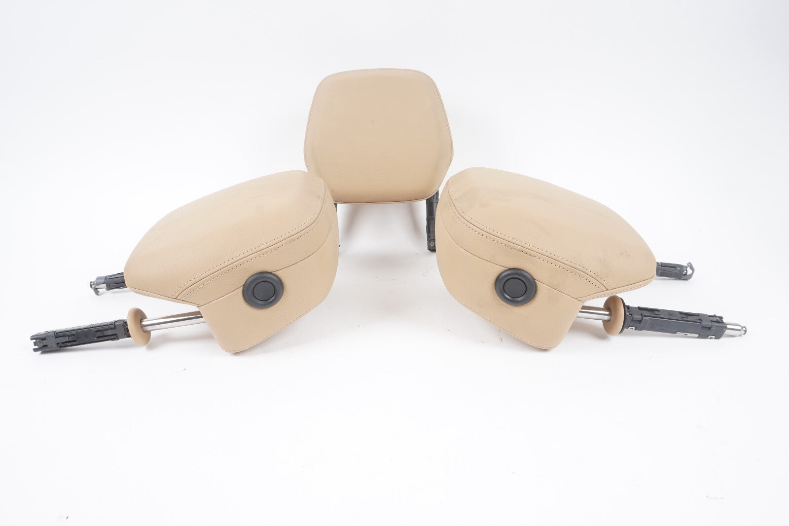 2011-2018 PORSCHE CAYENNE REAR SEAT HEADREST SET OF 3 OEM