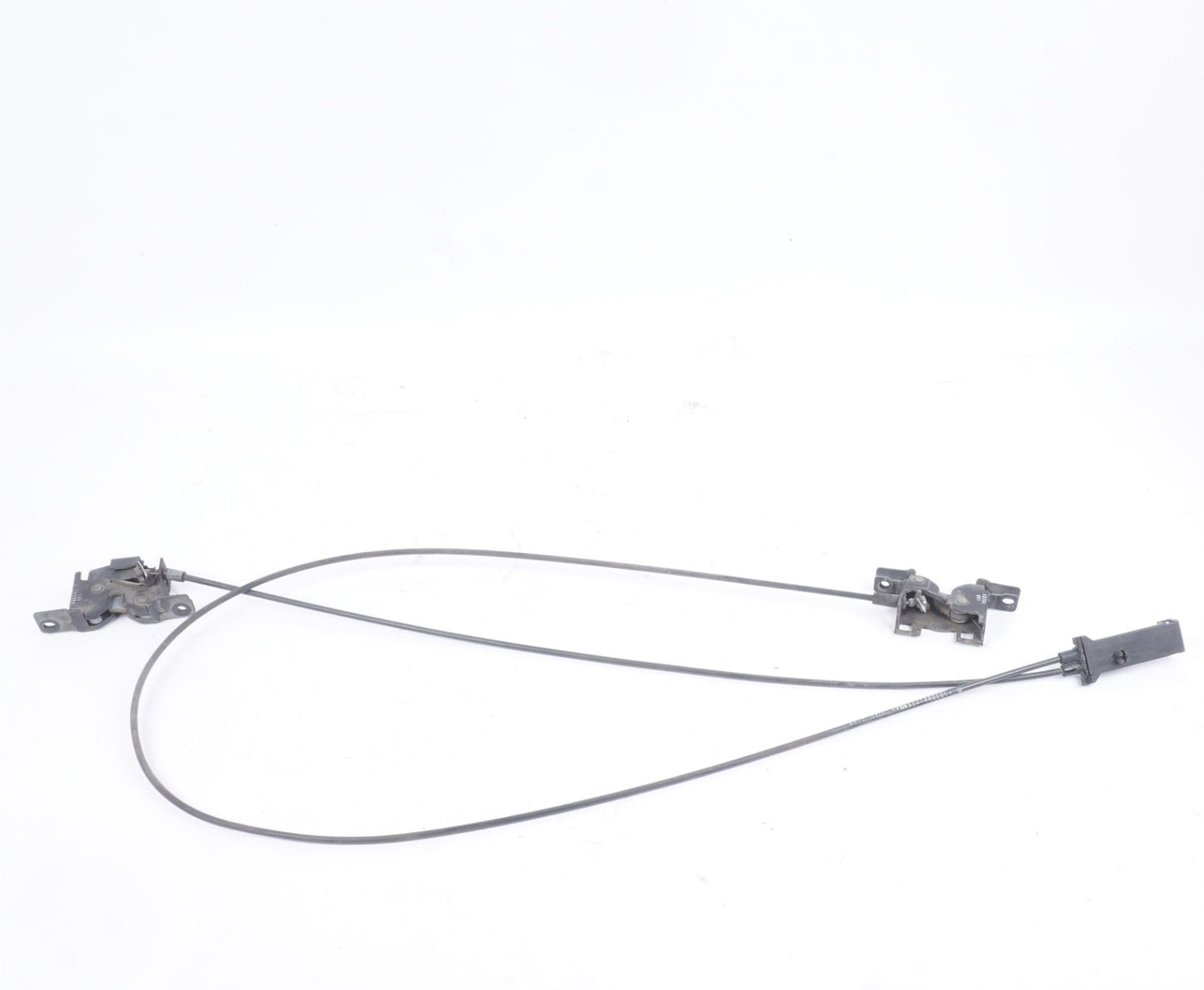 03-08 Mercedes R230 SL500 SL550 SL600 SL55 Lower Hood Lock Latch Set + Cable OEM