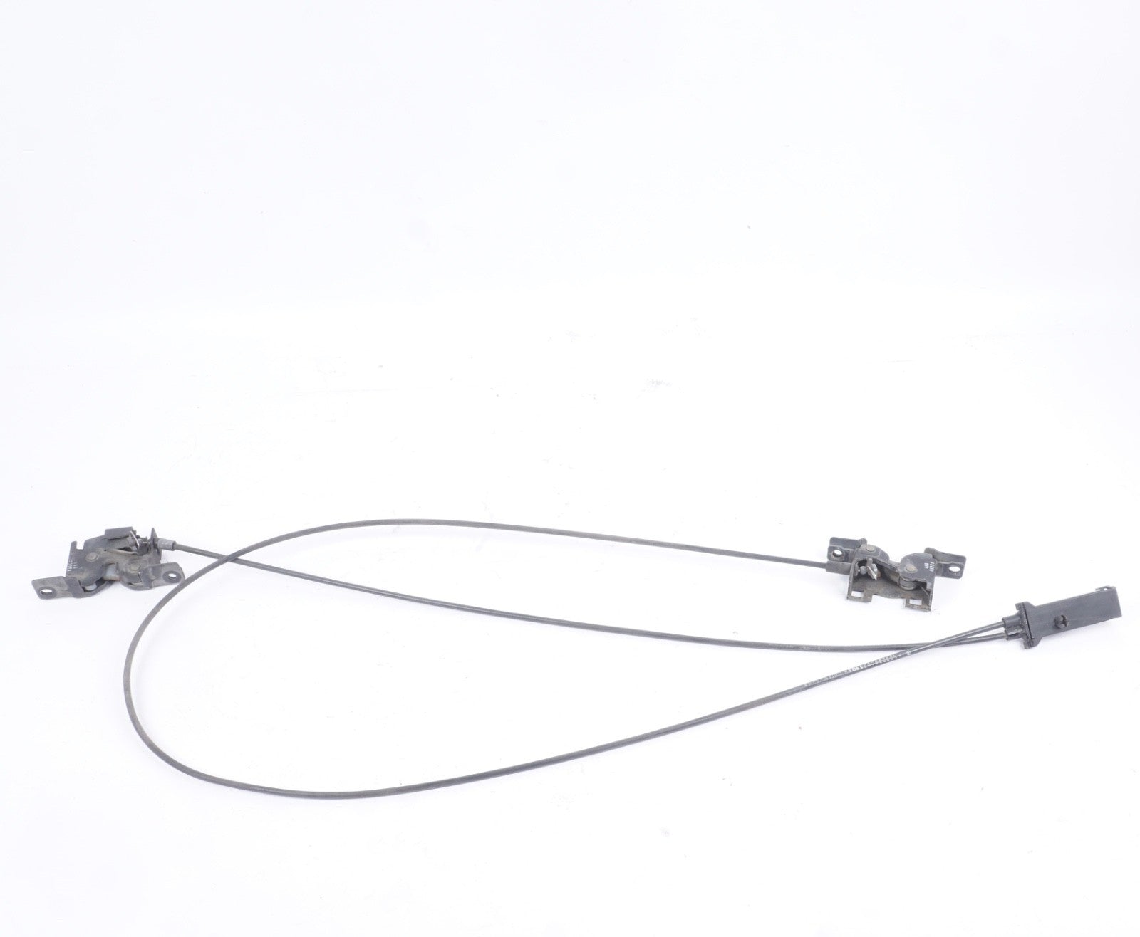03-08 Mercedes R230 SL500 SL550 SL600 SL55 Lower Hood Lock Latch Set + Cable OEM
