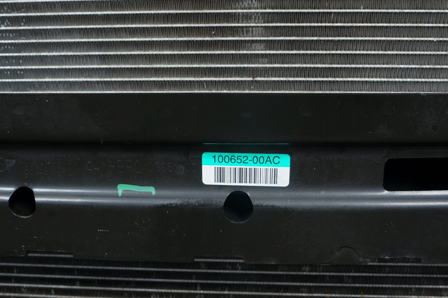 2012 - 2015 MINI COOPER R57 RADIATOR SUPPORT & FAN W/ BUMPER REINFORCEMENT OEM