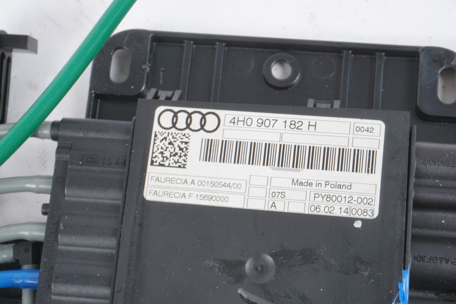 11-17 AUDI A8 A8L S8 FRONT RIGHT PASSENGER SEAT LUMBAR SUPPORT OEM