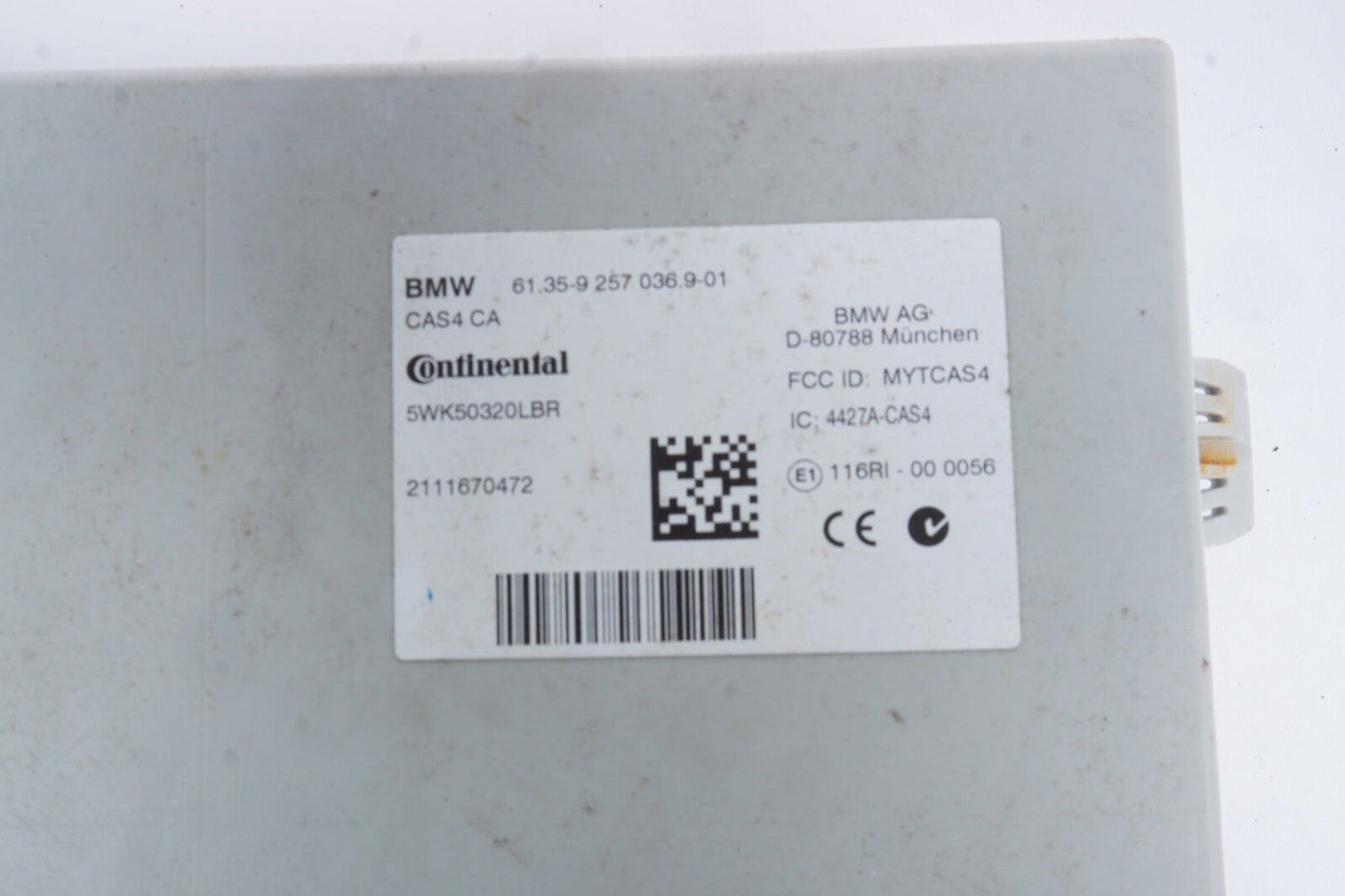 09-13 BMW 750Li 750Li XDrive Theft Locking Computer Control Module Unit Oem