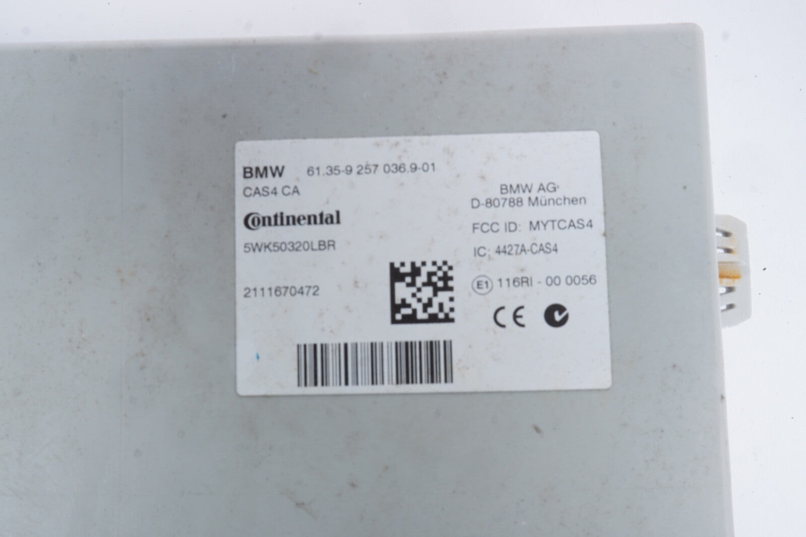 09-13 BMW 750Li 750Li XDrive Theft Locking Computer Control Module Unit Oem