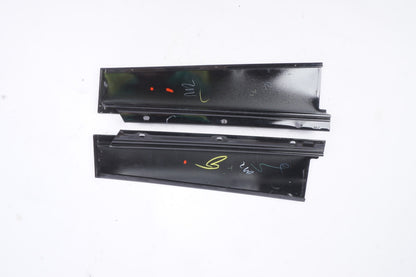 12-19 Fiat 500 Front Left Right Side Exterior Door B Pillar Molding Cover PAIR