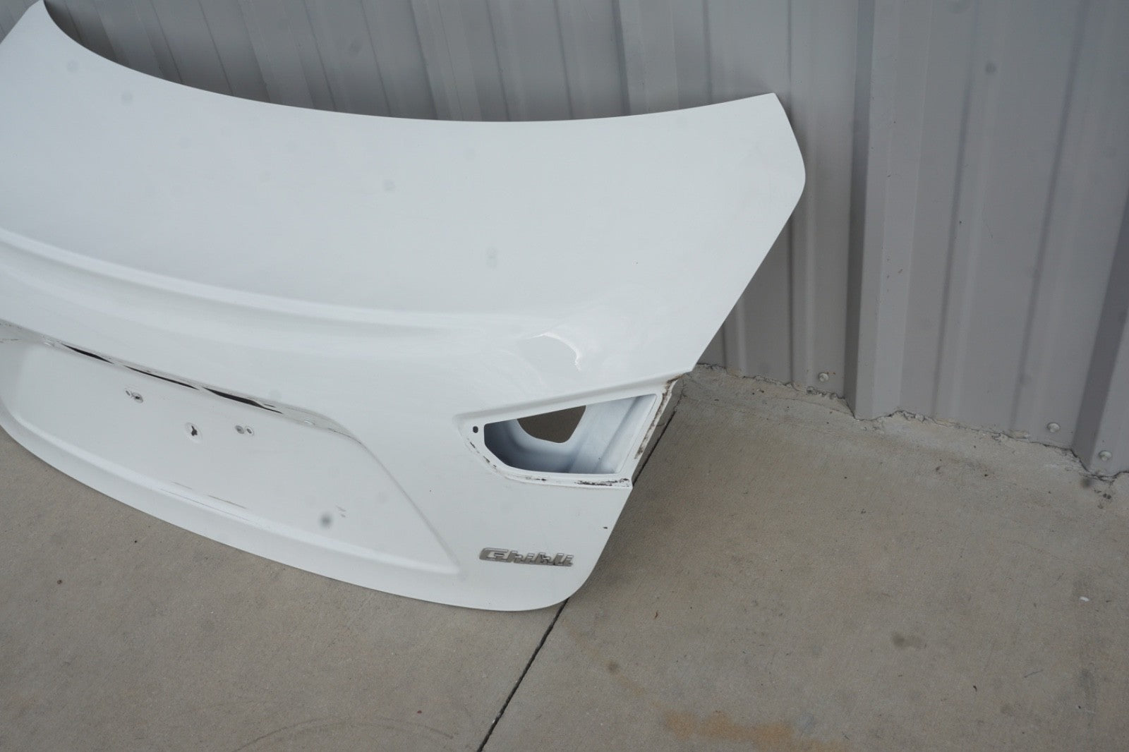 2014 - 2020 Maserati Ghibli Rear Trunk Lid Deck Shell Cover Panel OEM
