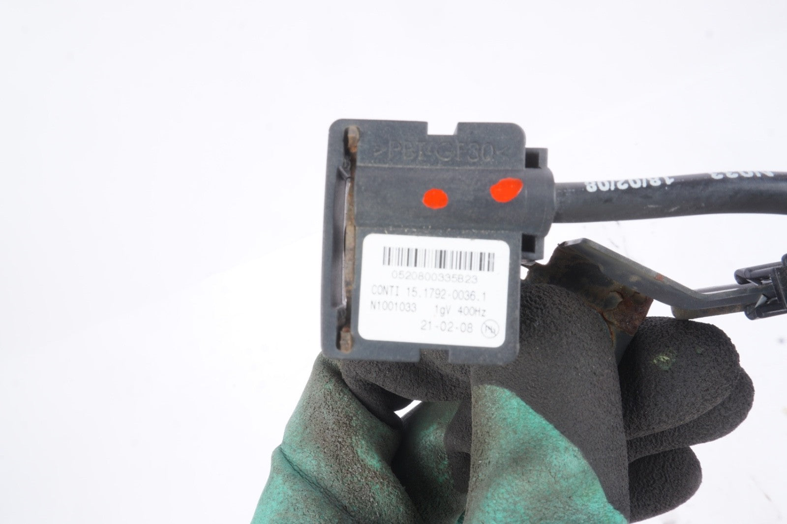 04-10 Audi A8 A8L D3 Quattro Front Right Air Shock Strut Acceleration Sensor OEM