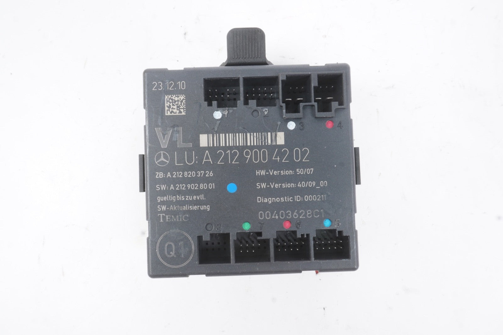 2010 - 2013 Mercedes W212 E350 Front Left Control Module Unit OEM