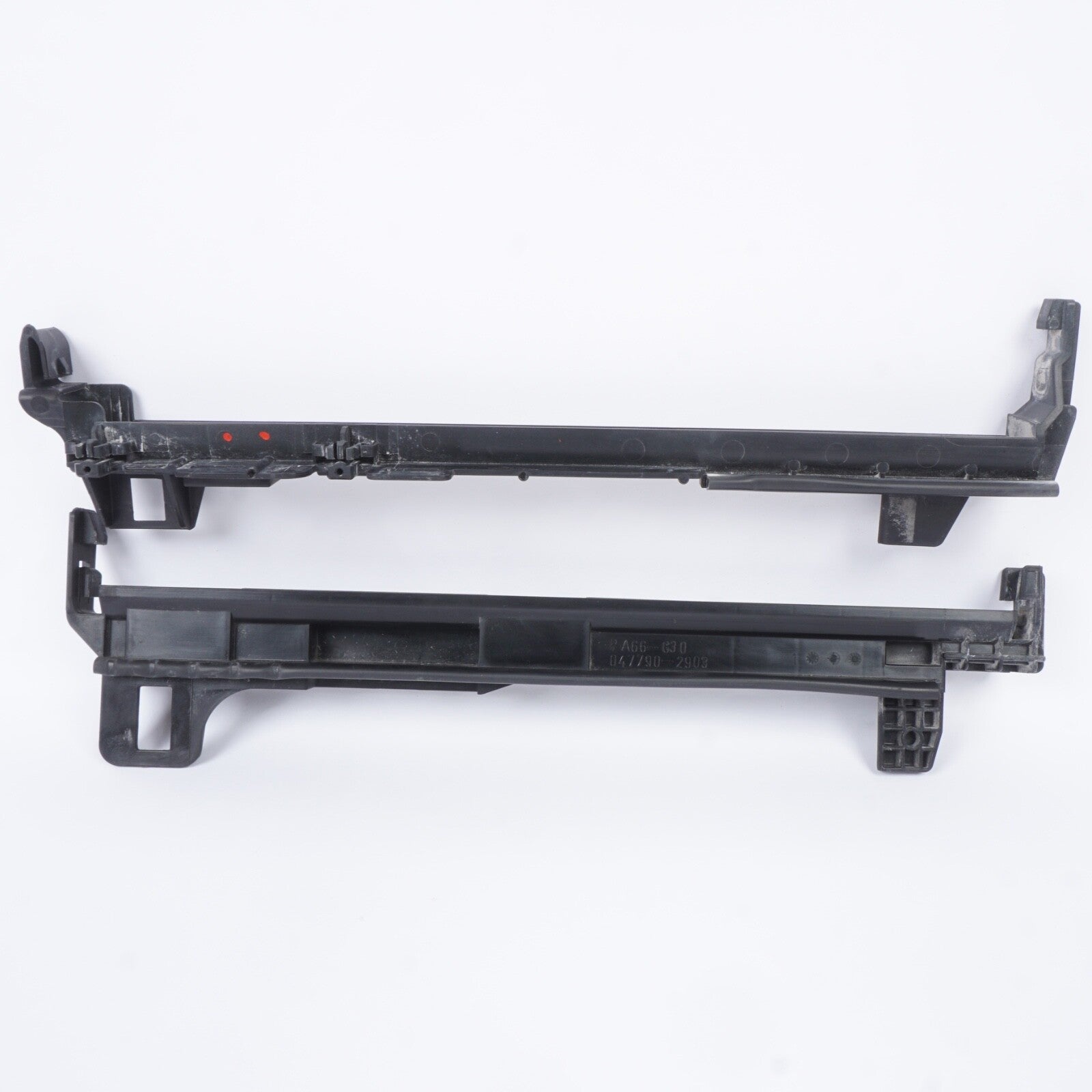 08-14 Mercedes W204 C-class RADIATOR SUPPORT BRACKET LEFT & RIGHT PAIR SET OEM