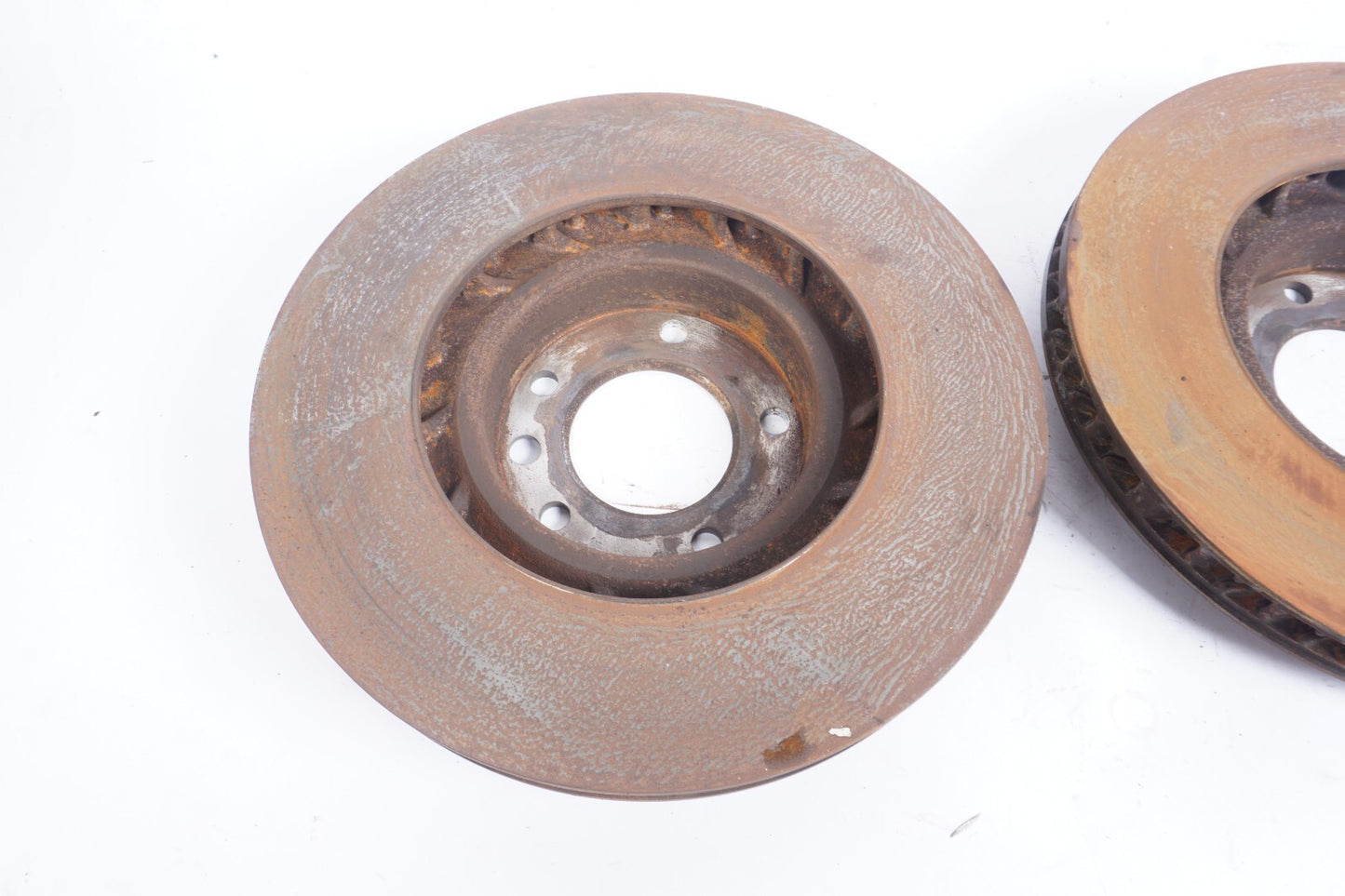 11-18 Porsche Cayenne 958 4.8l Front Brake Disc Rotor Left & Right OEM