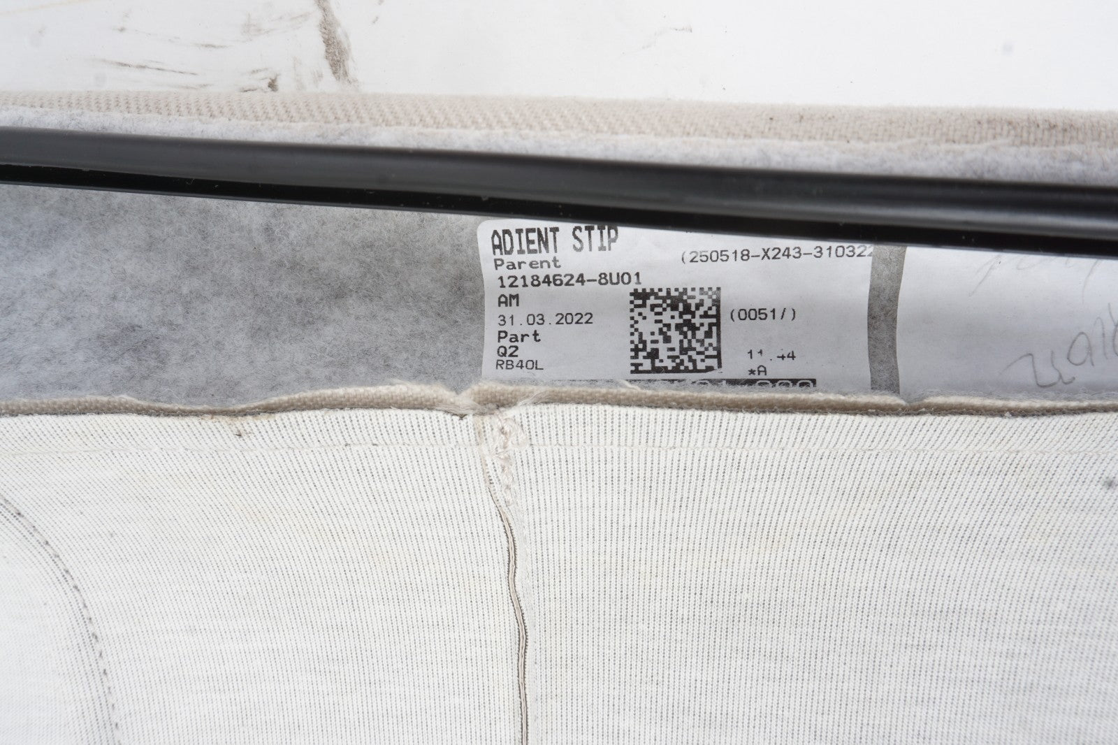 2022 - 2024 Mercedes eqb300 rear left BACKREST LEATHER OEM