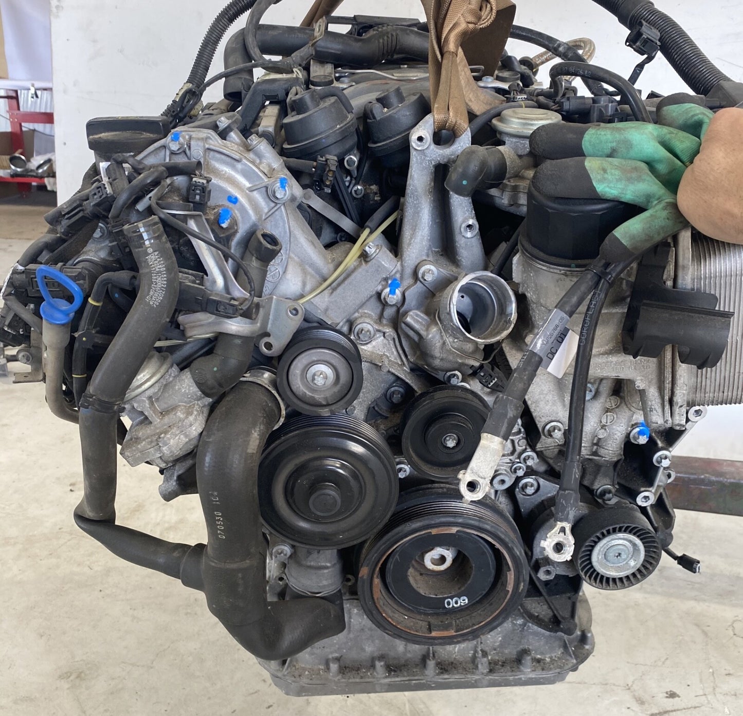 2007 - 2008 MERCEDES W216 CL550 S550 5.5L V8 M273 RWD ENGINE MOTOR ASSEMBLY OEM