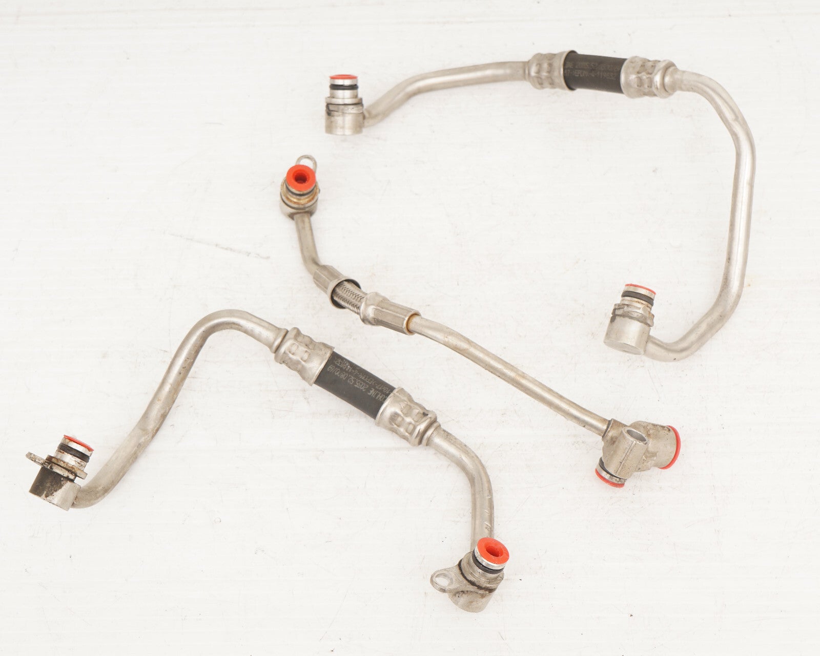2007 - 2010 BMW 335i E93 TURBO HOSE PIPE LINE SET OF 3 OEM