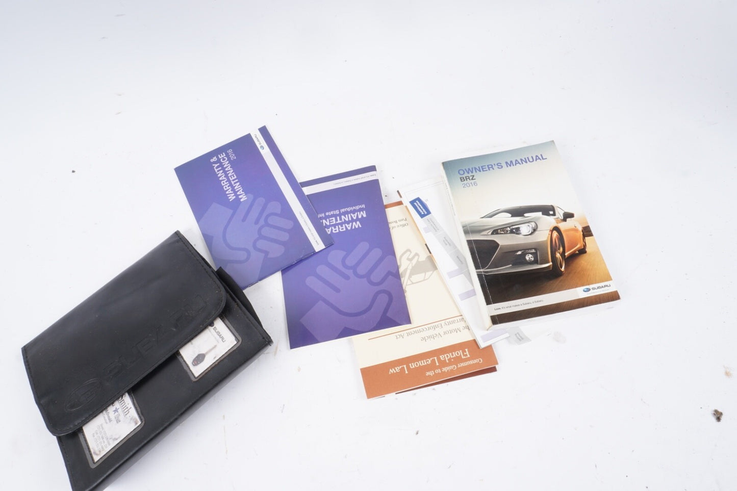 2016 Subaru BRZ Owners Manual Booklets Set w/ Case 
