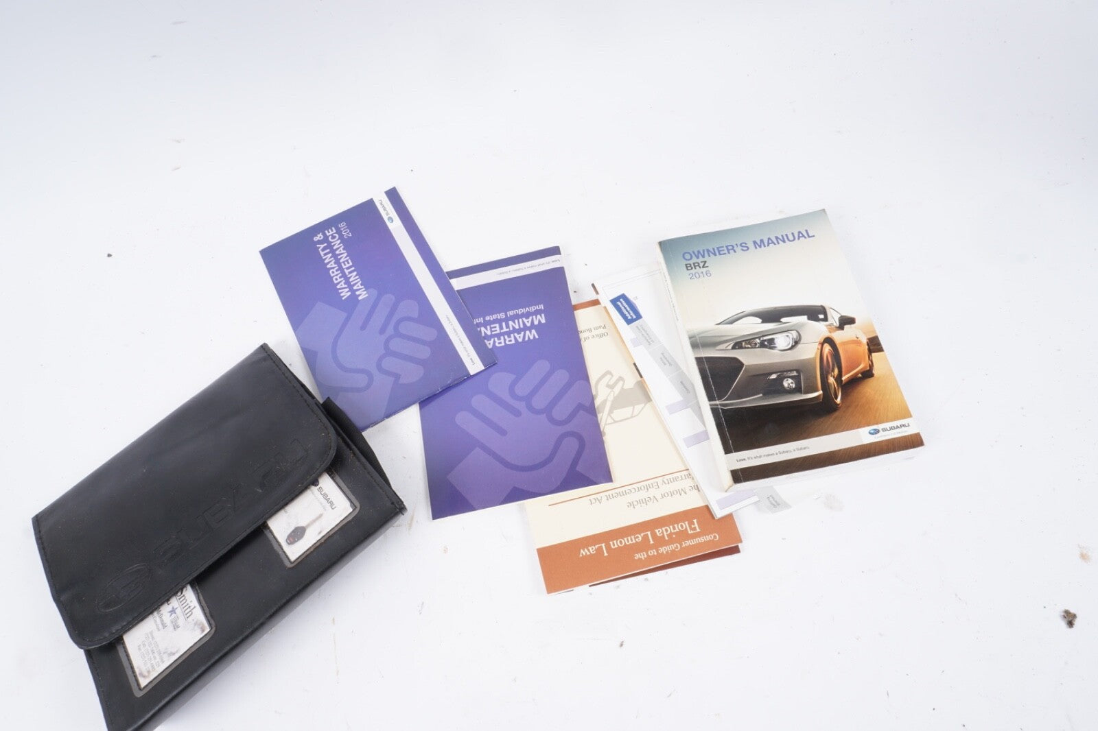 2016 Subaru BRZ Owners Manual Booklets Set w/ Case 