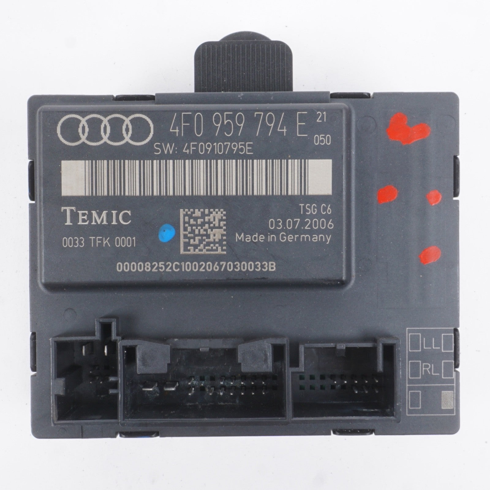 2005 - 2011 Audi A6 S6 Rear Right Door Control Module OEM