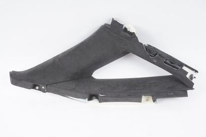 11-17 AUDI A8 A8L S8 REAR LEFT SIDE C PILLAR QUARTER WINDOW TRIM  ALCANTARA OEM