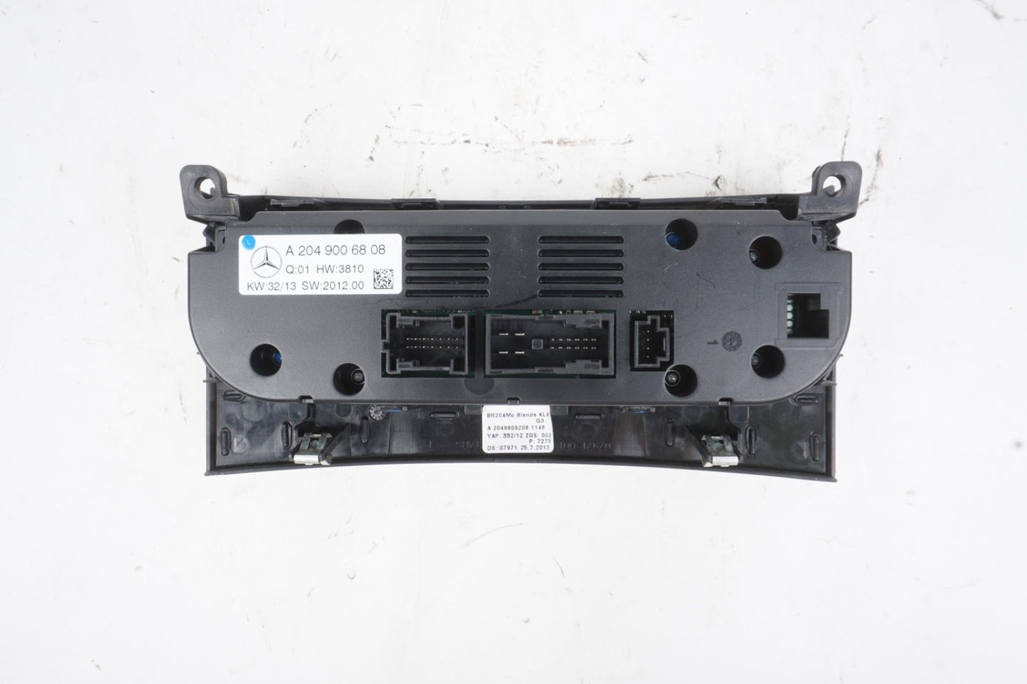 2012 - 2014 Mercedes C250 C300 C350 A/C Heater Climate Control w/Trim OEM