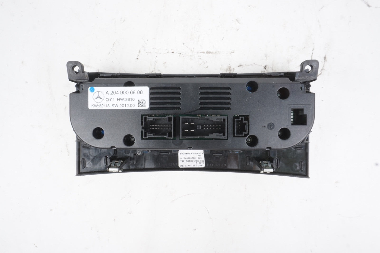 2012 - 2014 Mercedes C250 C300 C350 A/C Heater Climate Control w/Trim OEM