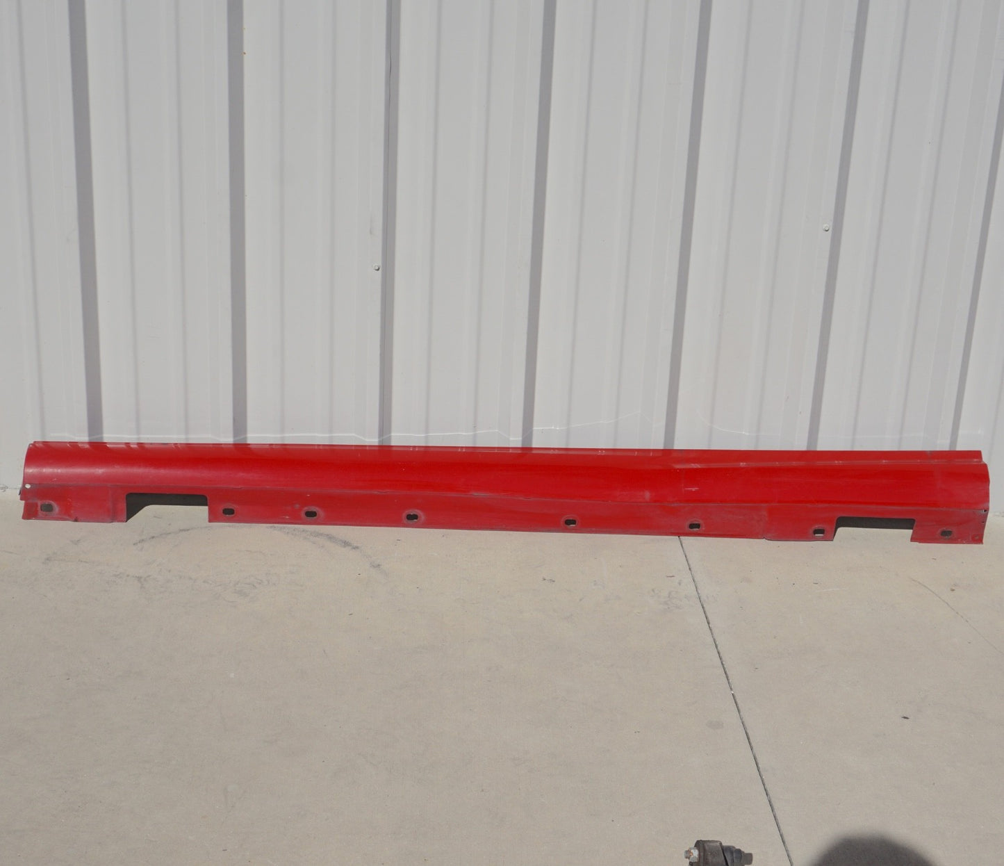 2008 - 2014 Mercedes C250 C300 AMG Sport Sedan Left Side Skirt Rocker Panel Red