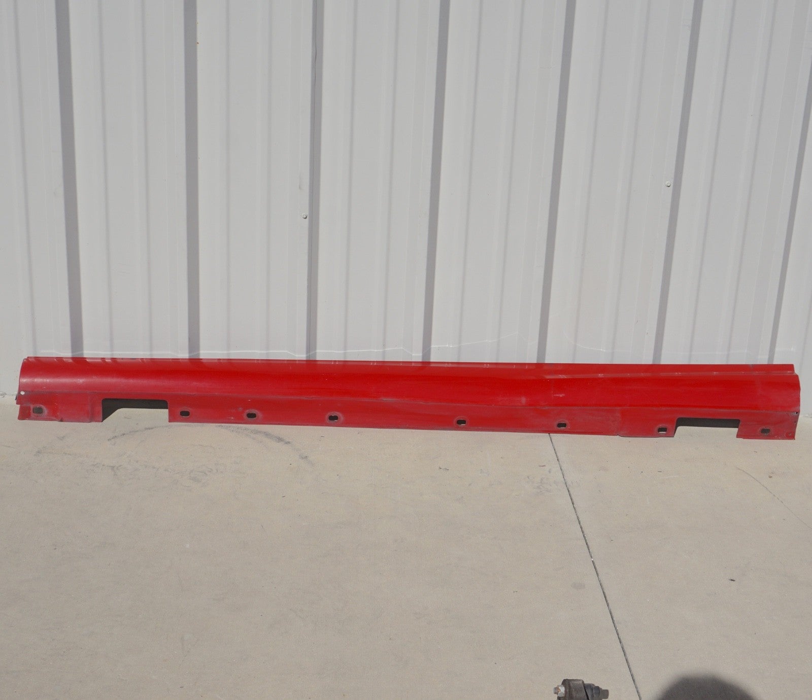 2008 - 2014 Mercedes C250 C300 AMG Sport Sedan Left Side Skirt Rocker Panel Red