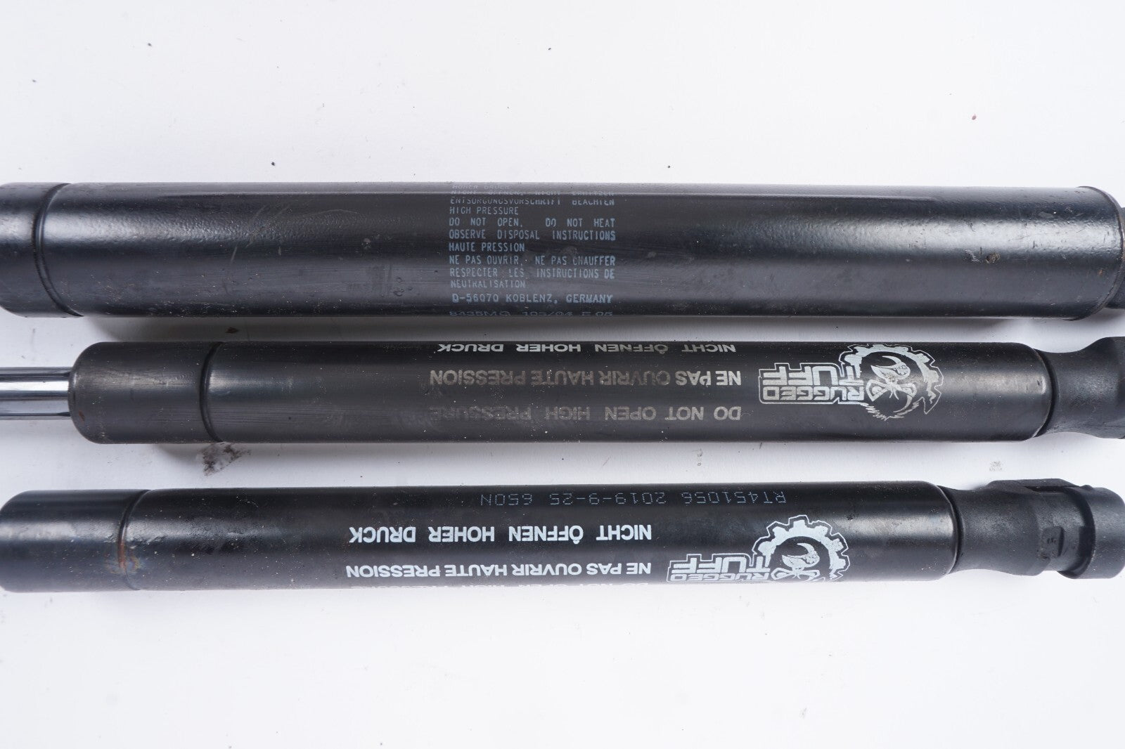 03-08 Mercedes SL500 SL550 Convertible Cylinder Trunk Lid Hood Strut 3pcs OEM