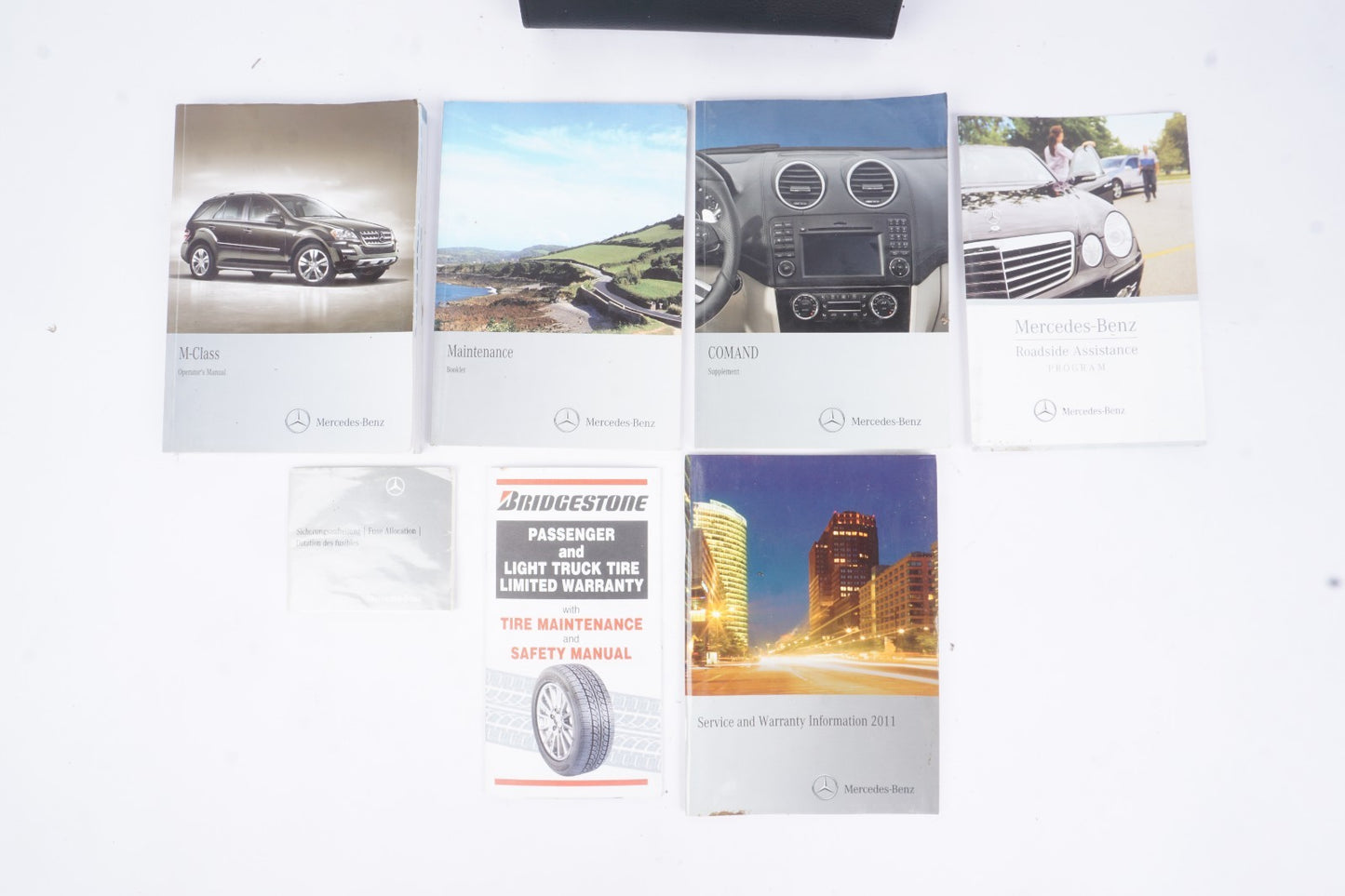 2011 MERCEDES BENZ ML M CLASS ML350 ML63 ML550 OWNERS OPERATORS OWNER MANUAL SET