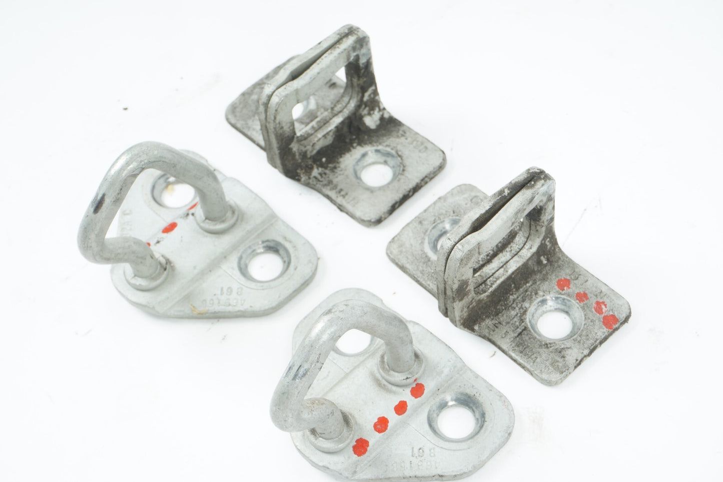 17 - 23 CHRYSLER PACIFICA REAR LEFT & RIGHT DOOR LOCK STRIKER SET OF 4 OEM
