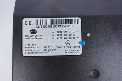 07-13 Mercedes W221 S550 CL550 Electric Power Supply Control Fuse Box Module OEM
