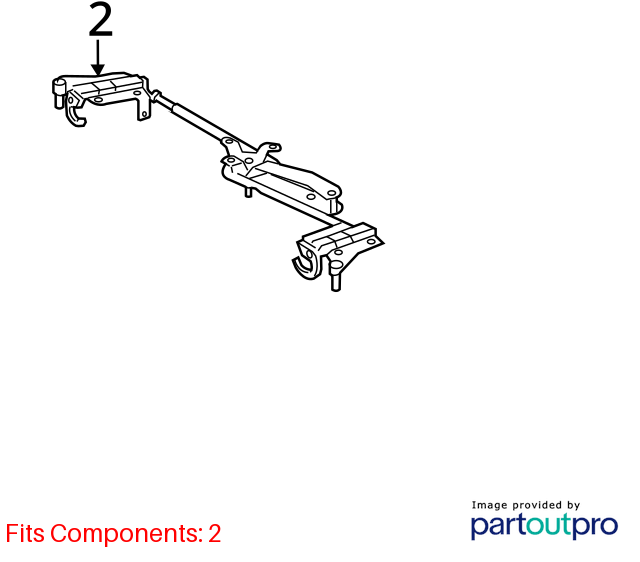 2011 - 2016 Mercedes E350 CLK550 Convertible Front Top Roof Lock Latch Actuator