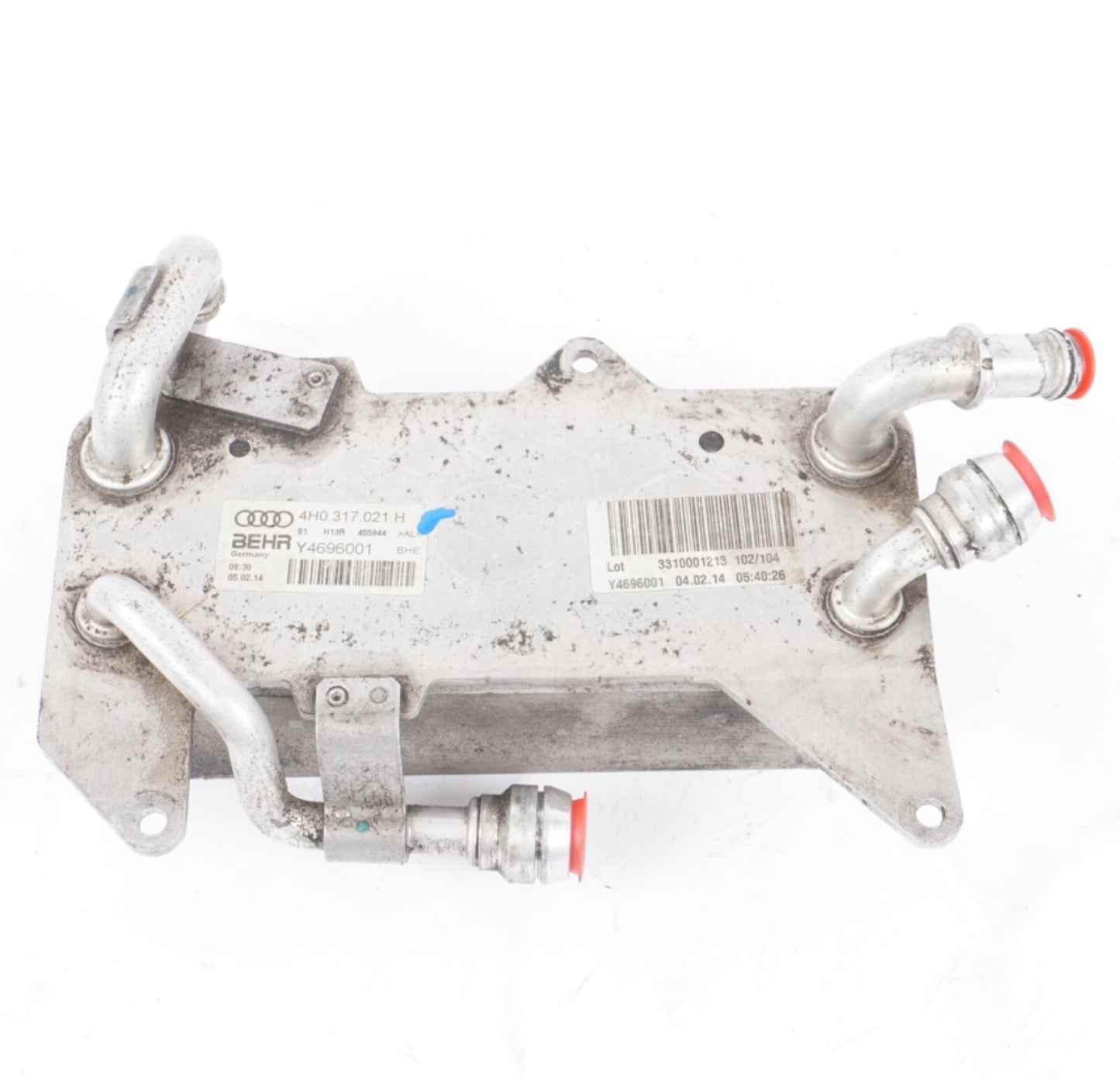 12-17 AUDI A8L A8 3.0L TRANSMISSION OIL COOLER 4H0317021H  OEM